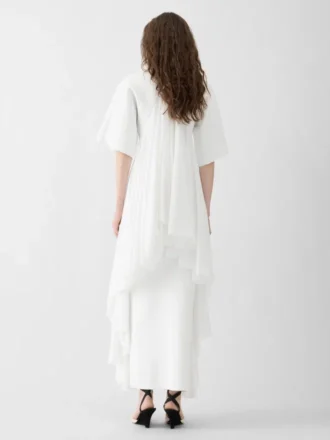El vestido de punto Mistral Vestido drapeado de manga corta