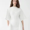 El vestido de punto Mistral Vestido drapeado de manga corta