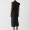 El vestido Drap Vestido recto asimétrico