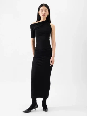 El vestido Drapeado Vestido midi drapeado El vestido Drapeado Vestido midi drapeado