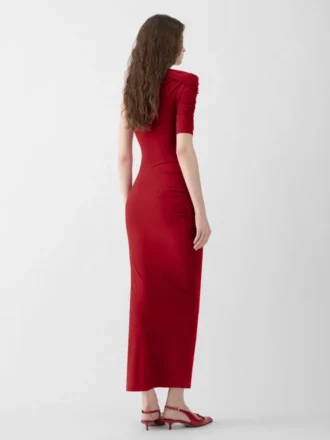 El vestido Drapeado Vestido midi drapeado El vestido Drapeado Vestido midi drapeado
