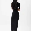 El vestido Drapeado Vestido midi drapeado El vestido Drapeado Vestido midi drapeado