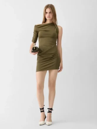 El vestido mini Drapeado Vestido mini drapeado
