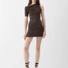 El vestido mini Drapeado Vestido mini drapeado El vestido mini Drapeado Vestido mini drapeado