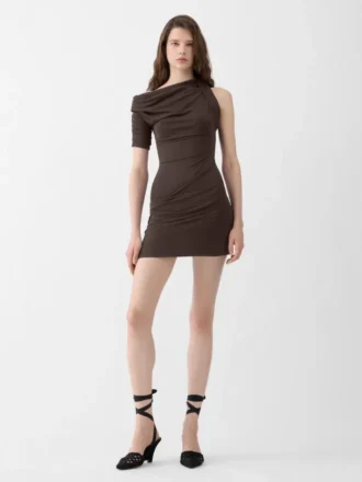 El vestido mini Drapeado Vestido mini drapeado