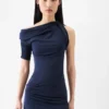 El vestido mini Drapeado Vestido mini drapeado El vestido mini Drapeado Vestido mini drapeado