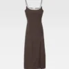 El vestido Notte Vestido con logotipo charm