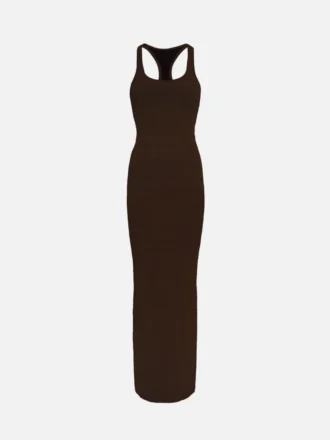 El vestido Scala Vestido largo con espalda nadadora El vestido Scala Vestido largo con espalda nadadora