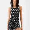 El vestido Spiaggia Vestido con cuello cuadrado y body integrado El vestido Spiaggia Vestido con cuello cuadrado y body integrado