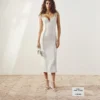 El vestido Valérie Vestido ajustado deshilachado