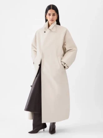 Gabardina Trapezi Gabardina holgada Gabardina Trapezi Gabardina holgada