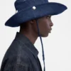 Gorro de denim de-Nîmes Gorro cosido Gorro de denim de-Nîmes Gorro cosido