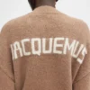 Jersey de punto con logotipo Jacquard de Jacquemus