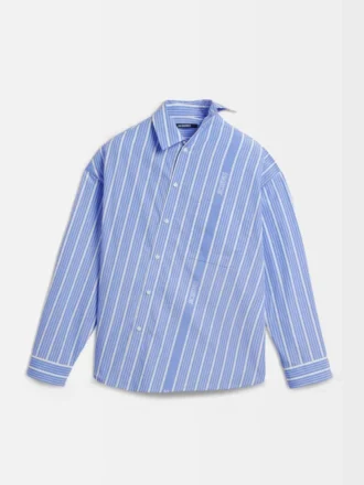 La camisa Cuadro Camisa asimétrica