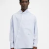 La camisa Cuadro Camisa asimétrica