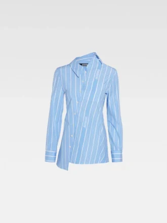 La camisa Pablo Camisa asimétrica a rayas
