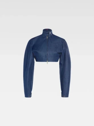 La chamarra Cabrio de denim de Nîmes Chamarra motera corta de denim