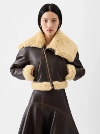 La chaqueta Aviator Chaqueta aviador asimétrica