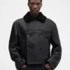 La chaqueta Marino Chaqueta corta de piel de oveja La chaqueta Marino Chaqueta corta de piel de oveja