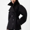 La gabardina corta Ovalo Gabardina Hourglass La gabardina corta Ovalo Gabardina Hourglass