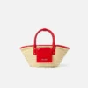 La pequeña cesta Soli Mini bolso cesta de playa