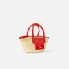 La pequeña cesta Soli Mini bolso cesta de playa