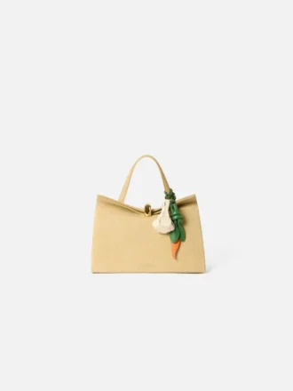 La zanahoria Colgante para bolso con forma de zanahoria anudada