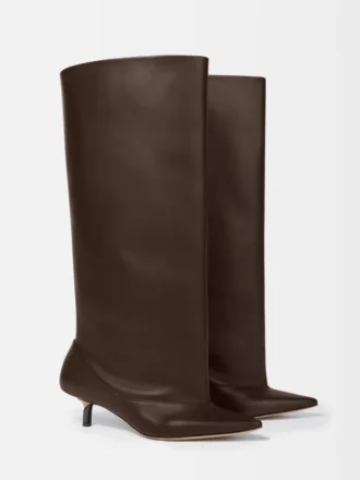 Las botas altas Tourni Botas anchas hasta la rodilla