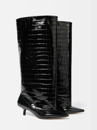 Las botas altas Tourni Botas anchas hasta la rodilla