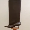 Las botas altas Tourni Botas anchas hasta la rodilla Las botas altas Tourni Botas anchas hasta la rodilla