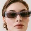 Las gafas de sol Capri Gafas de sol rectangulares de ojo de gato