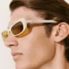 Las gafas de sol Capri Gafas de sol rectangulares de ojo de gato Las gafas de sol Capri Gafas de sol rectangulares de ojo de gato