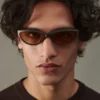Las gafas de sol Curvo Gafas de sol ovaladas de ojo de gato Las gafas de sol Curvo Gafas de sol ovaladas de ojo de gato