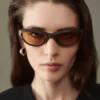 Las gafas de sol Curvo Gafas de sol ovaladas de ojo de gato Las gafas de sol Curvo Gafas de sol ovaladas de ojo de gato