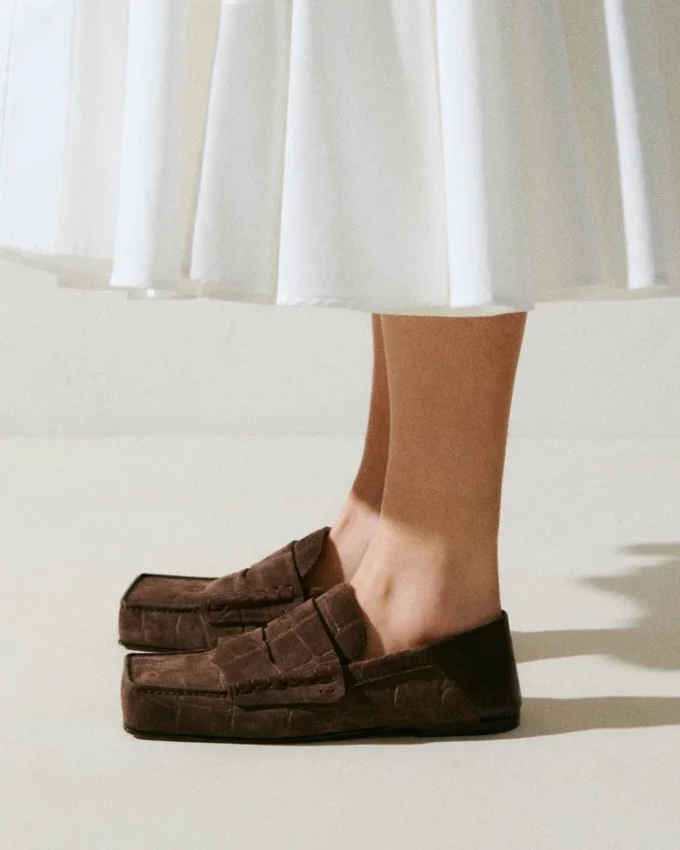 Los mocasines Carré Mocasines cuadrados Los mocasines Carré Mocasines cuadrados