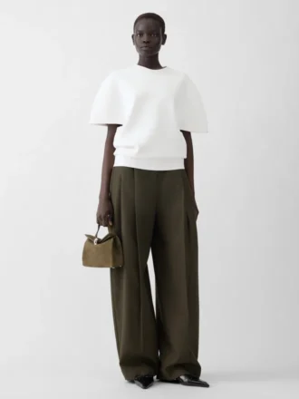 Los pantalones de hombre Pantalones con pliegues