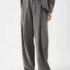 Los pantalones de hombre Pantalones con pliegues