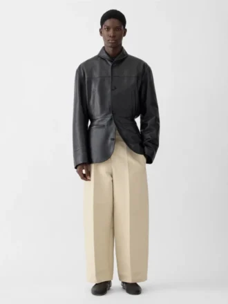 Los pantalones Pastro Pantalones cropped entallados