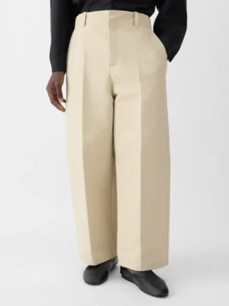 Los pantalones Pastro Pantalones cropped entallados