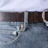 Los pantalones rectos de denim de Nîmes Vaqueros de pierna recta Los pantalones rectos de denim de Nîmes Vaqueros de pierna recta