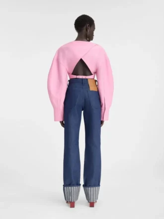 Los pantalones rectos de denim de Nîmes. Vaqueros rectos.