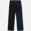 Los pantalones rectos de denim de Nîmes. Vaqueros rectos.