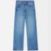 Los pantalones rectos de denim de Nîmes. Vaqueros rectos.