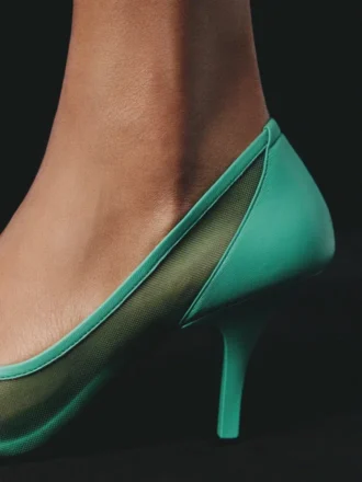 Los tacones Tourni Tacones de salón retorcidos