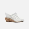 Los zapatos de doble tejido Mules dobles trenzados Los zapatos de doble tejido Mules dobles trenzados