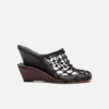Los zapatos de doble tejido Mules dobles trenzados Los zapatos de doble tejido Mules dobles trenzados