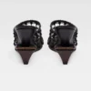 Los zapatos de doble tejido Mules dobles trenzados Los zapatos de doble tejido Mules dobles trenzados