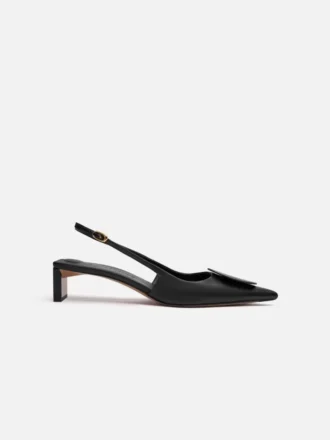 Los zapatos destalonados bajos Duelo Tacones bajos redondos y cuadrados