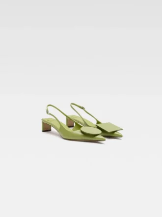 Los zapatos destalonados bajos Duelo Tacones bajos redondos y cuadrados