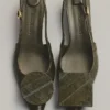Los zapatos destalonados bajos Duelo Tacones bajos redondos y cuadrados Los zapatos destalonados bajos Duelo Tacones bajos redondos y cuadrados